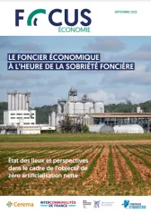 Focus Economie,  - Septembre 2022 - Le foncier économique à l'heure de la sobriété foncière