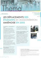 Thema, 1 - Avril 2016 - Les déplacements des étudiants de l'agglomération Amiénoise en 2010