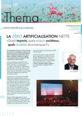 Thema, 4 - Avril 2022 - La Zéro Artificialisation Nette