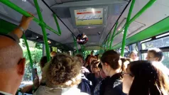 Intérieur du bus le soir_Amiens